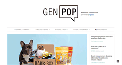 Desktop Screenshot of gen-pop.com